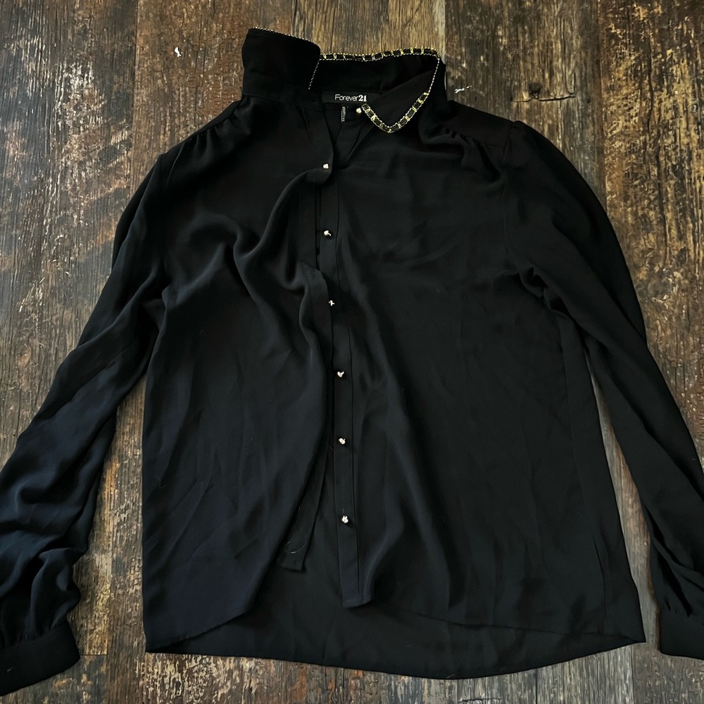 Black mesh long sleeve